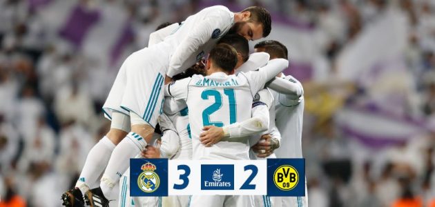 ريال مدريد 3-2 دورتموند: مبابي ورفاقه يساعدون لوس بلانكوس على التأهل إلى نصف النهائي لمواجهة باريس سان جيرمان